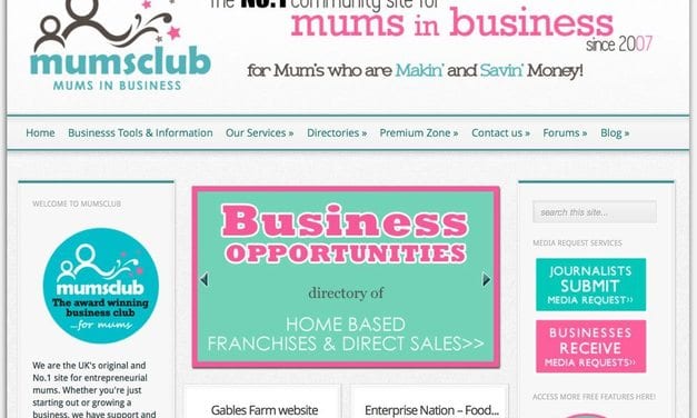 MumsClub Website design