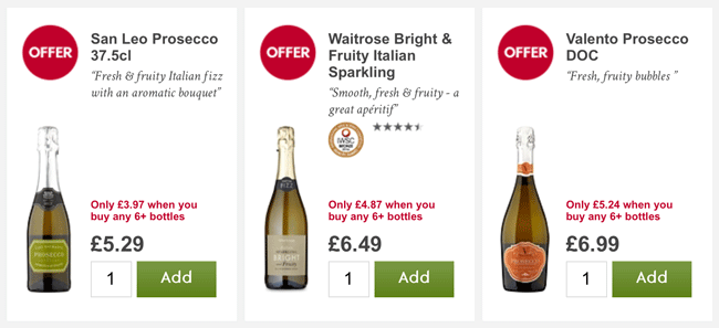 How to get Prosecco for just £3.45