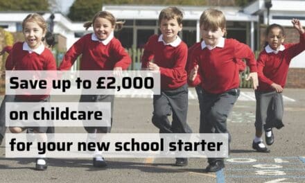Save up to £2,000 a year on childcare for your new school starter